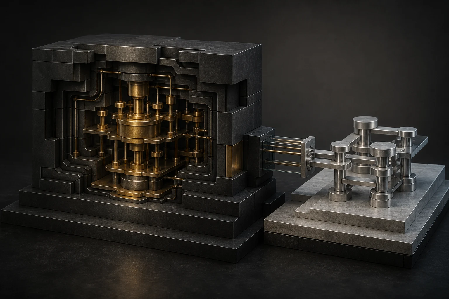 Generated editorial illustration for “See the governed system in motion.”: SwarmForge Platform is the referent implementation for this architecture. It makes the control relationships inspectable without requiring your workflow to move into Platform. It is not product proof.